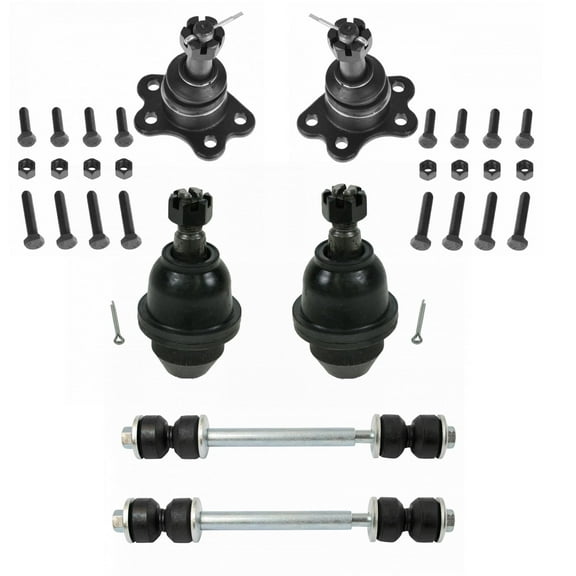 Front Ball Joint Sway Bar End Link Suspension Kit 6pc Set for 95-00 K1500 4WD PSA71597 Fits select: 1995-2000 CHEVROLET GMT-400, 1995-2000 CHEVROLET TAHOE