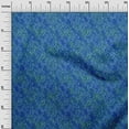 thumbnail image 2 of oneOone Cotton Jersey Teal Green Fabric Batik Diy Clothing Quilting Fabric Print Fabric By Yard 58 Inch Wide, 2 of 4