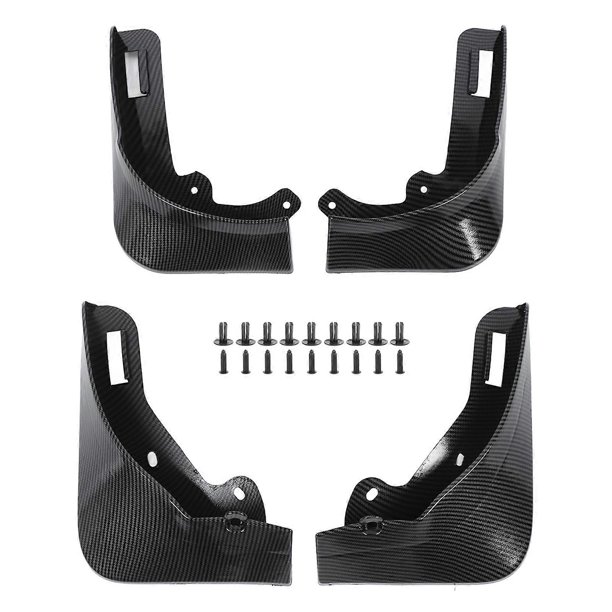 Carbon Fiber Front and Rear Wheel Fenders for Tesla Model Y 2021-2024