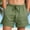 Pants-334Green, variant on Shorts for Men Casual Loose Fit Patch Pockets Cotton Shorts Elastic Waist Drawstring Summer Shorts Lightweight Solid Beach Vacation Outdoor Wear