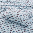 thumbnail image 3 of Gracie Mills Persephone 4-Piece Cotton Flannel Sheet Set Twin Gray GRACE-7549, 3 of 5