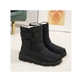 thumbnail image 5 of Crocowalk Womens Memory Foam Pull On Nylon Waterproof Thick Faux Fur Lined Winter Rain Snow Boots, 5 of 8