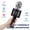 Black & Silver, variant on Wireless Karaoke Microphone Speaker with Stereo Sound & LED Lights, Portable Bluetooth Singing Mic for Home Karaoke, Camping & Party Fun, Silver