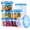 24pcs-16oz, variant on 24 Pack Freezer Storage Containers with Lids-32 OZ Soup Containers with Twist Top Lids-Meal Prep Quart Food Storage Containers with Screw Lid-Leak Proof Plastic Containers for Leftovers & Pantry