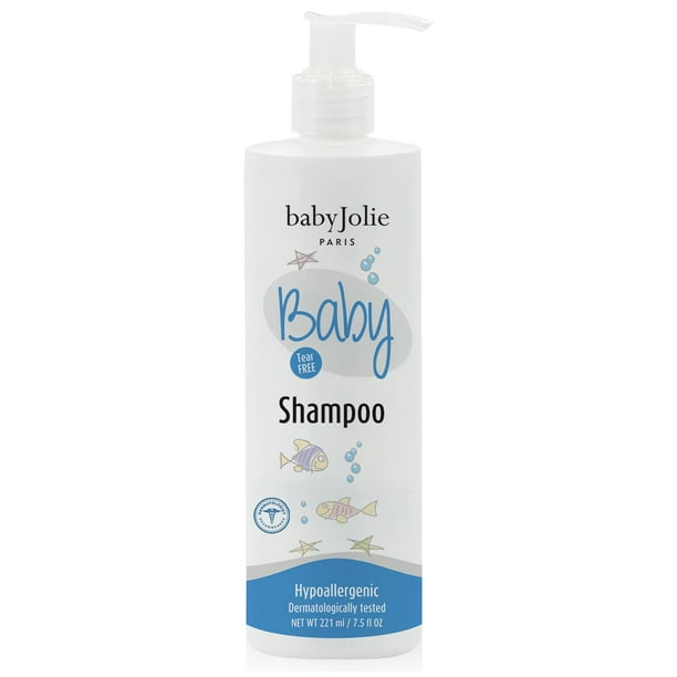 Champú Baby Jolie Baby Paris. Con fórmula sin lágrimas. Suave y seguro para recién nacidos y niños pequeños | 7.1 ml (7.5 oz)