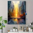 thumbnail image 4 of New York City Watercolor Cityscape Canvas Wall Art Print for Living Room Bedroom Office Hotel Lobby Apartment Decor, 4 of 8