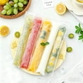 thumbnail image 5 of 100 Disposable Ice Popsicle Mold Bags| BPA Free Freezer Tubes With Zip Seals | For Healthy Snacks, Yogurt Sticks, Juice & Fruit Smoothies, Ice Candy Pops, 5 of 5