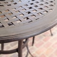 thumbnail image 3 of Christopher Knight Home Alfresco Outdoor 37-inch Cast Aluminum Round Bar Table with Umbrella Hole by, 3 of 4