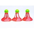 thumbnail image 3 of Durabird Volant en Plastique pour Badminton pour Débutants Rouge & Vert, Lot de 3, 3 of 5