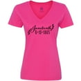 thumbnail image 3 of Inktastic Juneteenth 6-19-1865 Women's V-Neck T-Shirt, 3 of 5