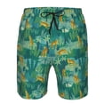 thumbnail image 3 of Honeii Shorts Décontractés à Imprimé Léopard pour Hommes avec Cordon de Serrage, Maillots de Bain Séchage Rapide Shorts de Plage-3TG, 3 of 6