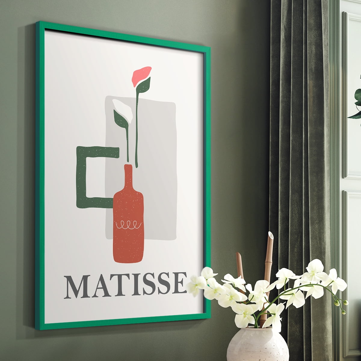 Matisse CCLXX in Solid Wood 11 x 14 Framed Print