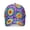 Red and Purple Tie Dye Pattern, variant on Red and Purple Tie Dye Pattern Baseball Cap, Outdoor Travel Cap with Snap Closure & Sweatband, Polyester Construction Gifts for Birthday Christmas Thanksgiving
