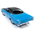 thumbnail image 4 of Autoworld AMM1184 1969 Plymouth Road Runner Hardtop Petty Blue with Black Top & Black Stripes Looney Tunes Class of 1969 1 by 18 Diecast Model Car, 4 of 4