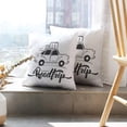 thumbnail image 6 of LALILO Throw Pillow Covers Travel Retro Car With And Lettering Cushion Cover 18" x 18", 2 Pack, 6 of 6