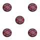 thumbnail image 1 of Naiovety Posavasos para bebidas, alfombrilla para tazas, almohadilla bordada portátil, almohadillas aislantes, rojo púrpura Type2 NO2, 1 of 6