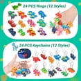 thumbnail image 4 of Set de obsequios para fiestas INNOCHEER, dinosaurio, cumpleaños, 24 unidades para niños, 4 of 6