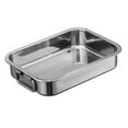 thumbnail image 4 of Stainless Steel Deep Roasting Tray Oven Pan Grill Rack Baking Roaster Tin Tray, 4 of 8
