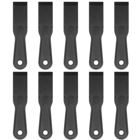 10pcs Putty Scraper 1.5" Width 6mm Thin Flexible Plastic Putty Knife for Taping Painting