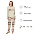 thumbnail image 2 of Tis The Season Hockey Family Sleepwear Christmas, Unique Matching Family Xmas Pajamas, Sport Family Holiday Pj, Size NB - Men 6XL, 2 of 7