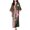 Olive Green, variant on Odeerbi Satin Kimono Robes for Women Lightweight Long Bathrobe Casual Soft Loungewear Home Wear Long Sleeve Long Gown Pajamas Gray