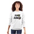 thumbnail image 3 of Juicing Superfood Healthy Lifestyle Unisex Plus Fleece Graphic Sweatshirt Brisco Brands 2X, 3 of 5