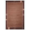 thumbnail image 2 of RUGSOTIC CARPETS HAND KNOTTED WOOL AREA RUGS - 5'7''x7'10'', Rectangle, Brown, Contemporary Modern Design, High Pile Thick Handmade Anti Skid Area Rugs for Living Room, Bed Room (T00206), 2 of 10
