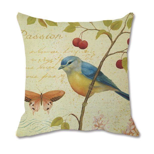 Funda de almohada con pinturas artísticas, funda de cojín para decoración del hogar, funda de almohada familiar Wmkox8yii HFSH3598