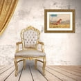 thumbnail image 3 of Lake, Shelley 24x17 Gold Ornate Wood Framed with Double Matting Museum Art Print Titled - A Lions Tale, 3 of 4