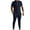 01-Navy, variant on QATAINLAV Mens Dressy Polos Shirt Suits Slim Fit Business Casual 2 Piece Outfits Half Zip up Short Sleeve Golf T-Shirts and Pants Matching Sets, Black, XL