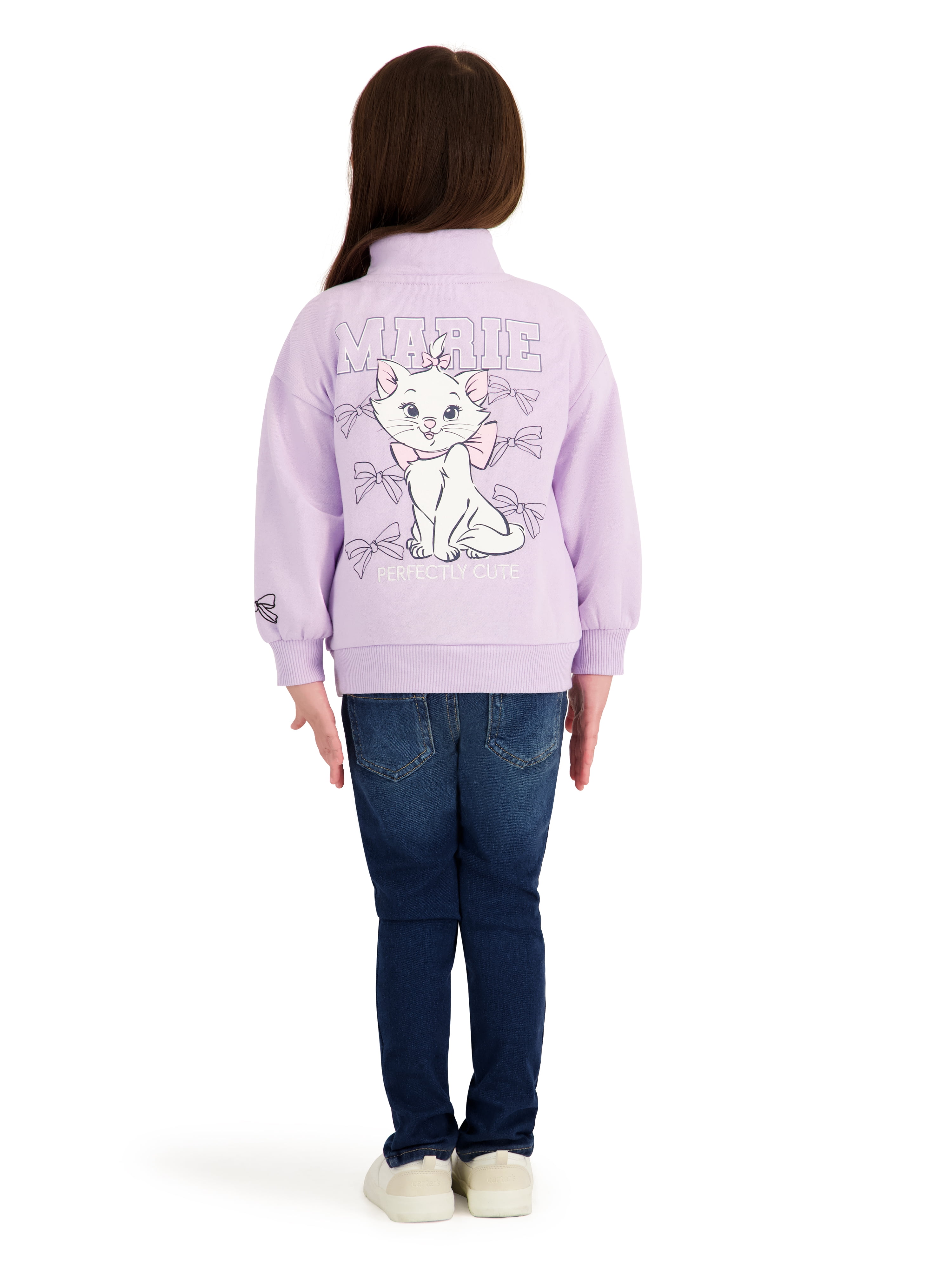 The Aristocats Toddler Girl Quarter Snap Pullover, Sizes 12 Months-5T