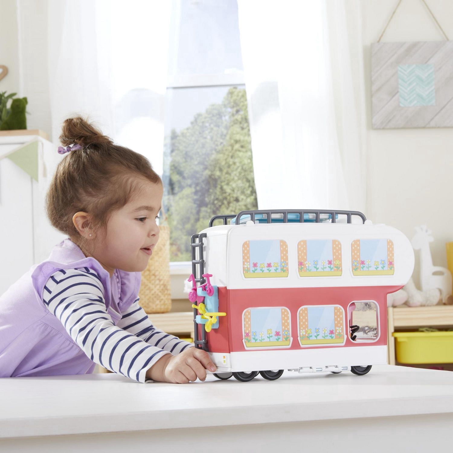 Peppa Pig, Camping-car familial, jouets préscolaires, à partir de 3 ans avec des effets sonores