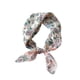 thumbnail image 1 of Bufandas de algodón y lino para mujer, bufanda pequeña de seda, bufanda con motivos literarios y temperamento, flores y pétalos, pañuelo decorativo para el cabello para mujer., 1 of 1
