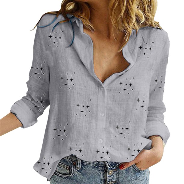 Moda sexy Otoño Invierno Solapa Color sólido Camisas Casual Manga larga Suelta Rebeca Botones Blusas largas Camisas elegantes de oficina Tan Jianjun unisex