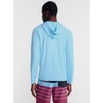 thumbnail image 3 of George Men's and Big Men's Hooded Sun Shirt with Long Sleeves, UPF 50+, Sizes S-3XL, 3 of 5