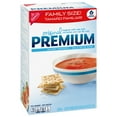 thumbnail image 2 of Premium Original Saltine Crackers, Family Size, 24 oz (Pack of 4), 2 of 5