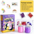 thumbnail image 2 of 2 Pack Butter Slime Kit for Kids with Glitter, Unicorn Figurines, Rainbow & Star Accessories – DIY Slime Toy Gift for Girls & Boys, Party Favors, Stocking Stuffers, Easter Basket Stuffers, 2 of 7