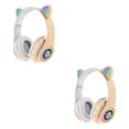 thumbnail image 4 of Methold Auriculares inalámbricos con orejas de gato y luz de Flash, auriculares inalámbricos con micrófono que pueden controlar LED, casco de música Type6 NO6, 4 of 6