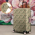 thumbnail image 4 of Beige Bigfoot and Forest Pattern Luggage Cover Fashion Suitcase Cover Baggage Covers Fit 25-28 Inch Luggage (Go Travel), 4 of 5