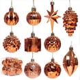 thumbnail image 4 of Adornos colgantes para árboles de Navidad, bolas decorativas de Navidad, manualidades, decoración para árboles de Navidad para bodas, fiestas y Bronce, 4 of 7
