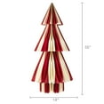 thumbnail image 6 of Honeycomb Paper Tree Christmas Decoration, Red and White, 35", by Holiday Time, 6 of 8
