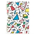 thumbnail image 7 of FORMRS 1-Subject Spiral Notebook 8" x 5" College Ruled 60 Refillable Sheet A5 Hard Cover, 2 Pack, Blue Triangles, 7 of 7