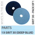 thumbnail image 2 of Stadea PPW101D Concrete Sanding Polishing Pads 4 Inch Grit 30 - Diamond Pads For Concrete Terrazzo Marble Floor Granite Stone Counter Wet Polishing, 2 of 2