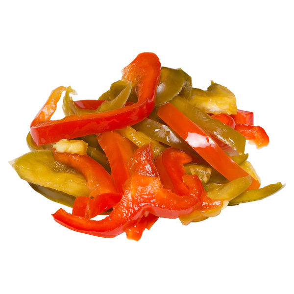 Supremo Italiano Red and Green Sweet Pepper Strips | Kosher | 1 Gallon