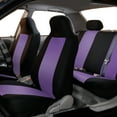 thumbnail image 6 of FH Group Classic Two Tone Universal Seat Covers Fit For Car Truck SUV Van - Full Set, 6 of 8