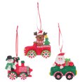 thumbnail image 4 of 3pcs Christmas Themed Pendants Christmas Tree Ornaments Festival Pendants, 4 of 9
