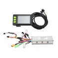 thumbnail image 4 of Scooter Brushless Controller Kit, 36V 48V Multiple Display ABS Aluminum Alloy Electric Bike Controller LCD Display  For 22.5mm Handlebar, 4 of 8