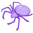 thumbnail image 1 of Halloween Spider Shape Tray Purple ABS 1Pack 9.4X9.4X2.6in, 1 of 7