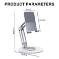 thumbnail image 2 of Support pour Ordinateur Portable avec Plusieurs angles, Bureau Réglable, Support de base Rotatif, 2 of 6