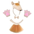 thumbnail image 4 of Falda de disfraz de caballo de dibujos animados, kits de disfraces de animales para mascaradas de carnaval, 4 of 9